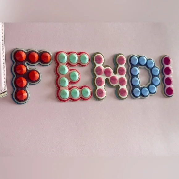 New Fendi Pink Clutch w Tags & Box - Picture 2 of 12